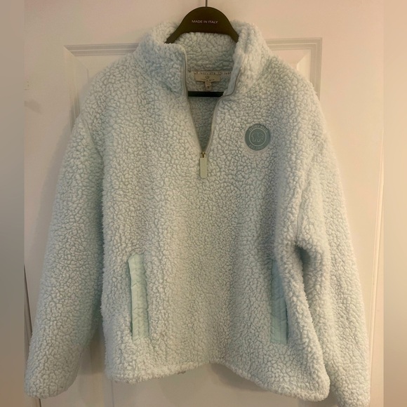 Ivory Ella Sherpa 1/4 Zip Fleece - Picture 2 of 5